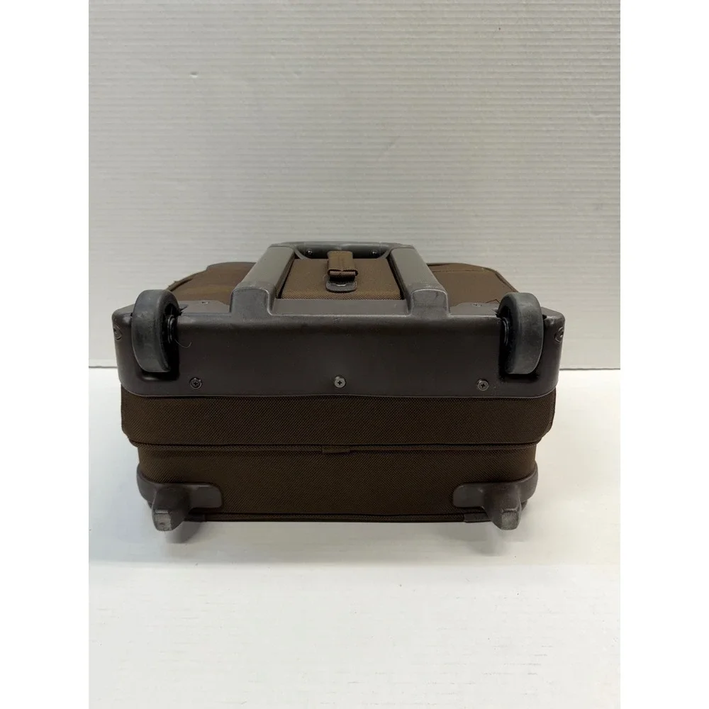 Briggs & Riley Commuter Suitcase Brown Extendable Handle U214-18 Rolling Luggage